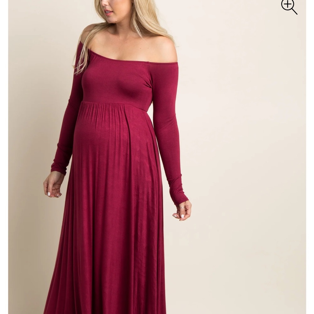 Pinkblush Long Sleeve Red Dress